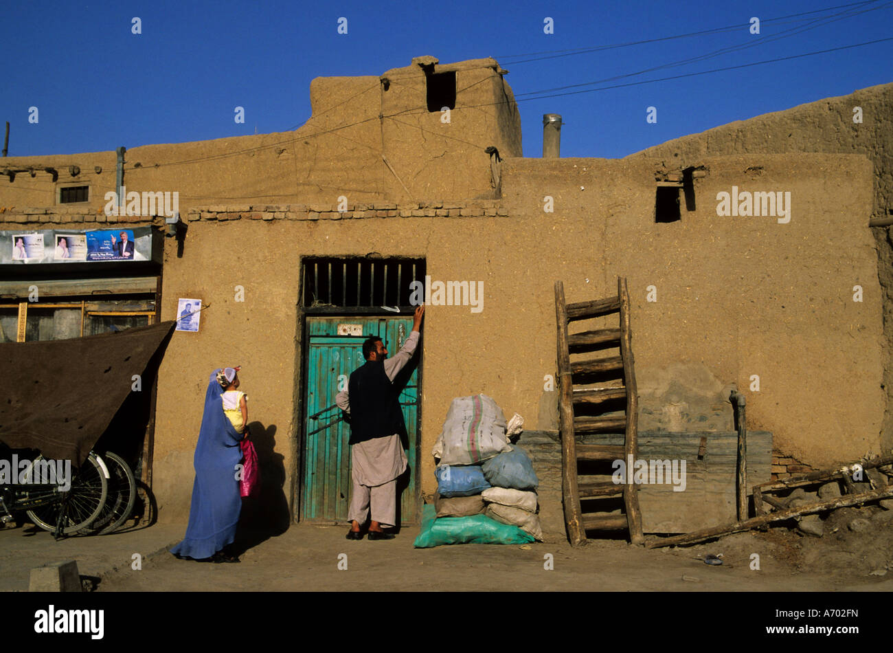 Straßenszene in der Altstadt von Kabul Kabul Afghanistan Zentralasien Stockfoto