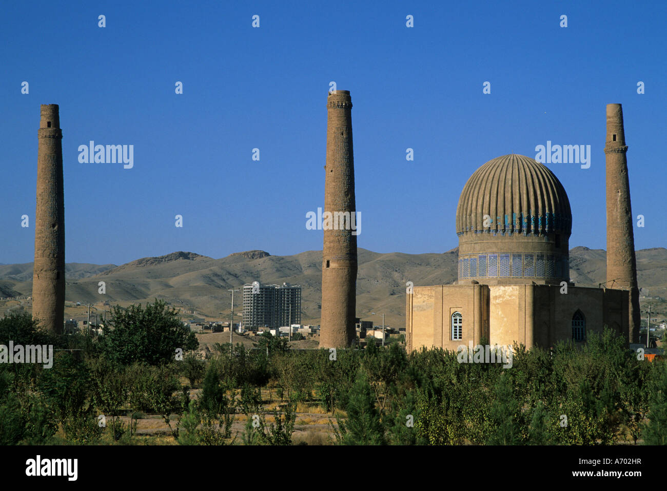 Gaur Shad s Mausoleum Teil des Mousallah komplexes Herat Afghanistan Asien Stockfoto