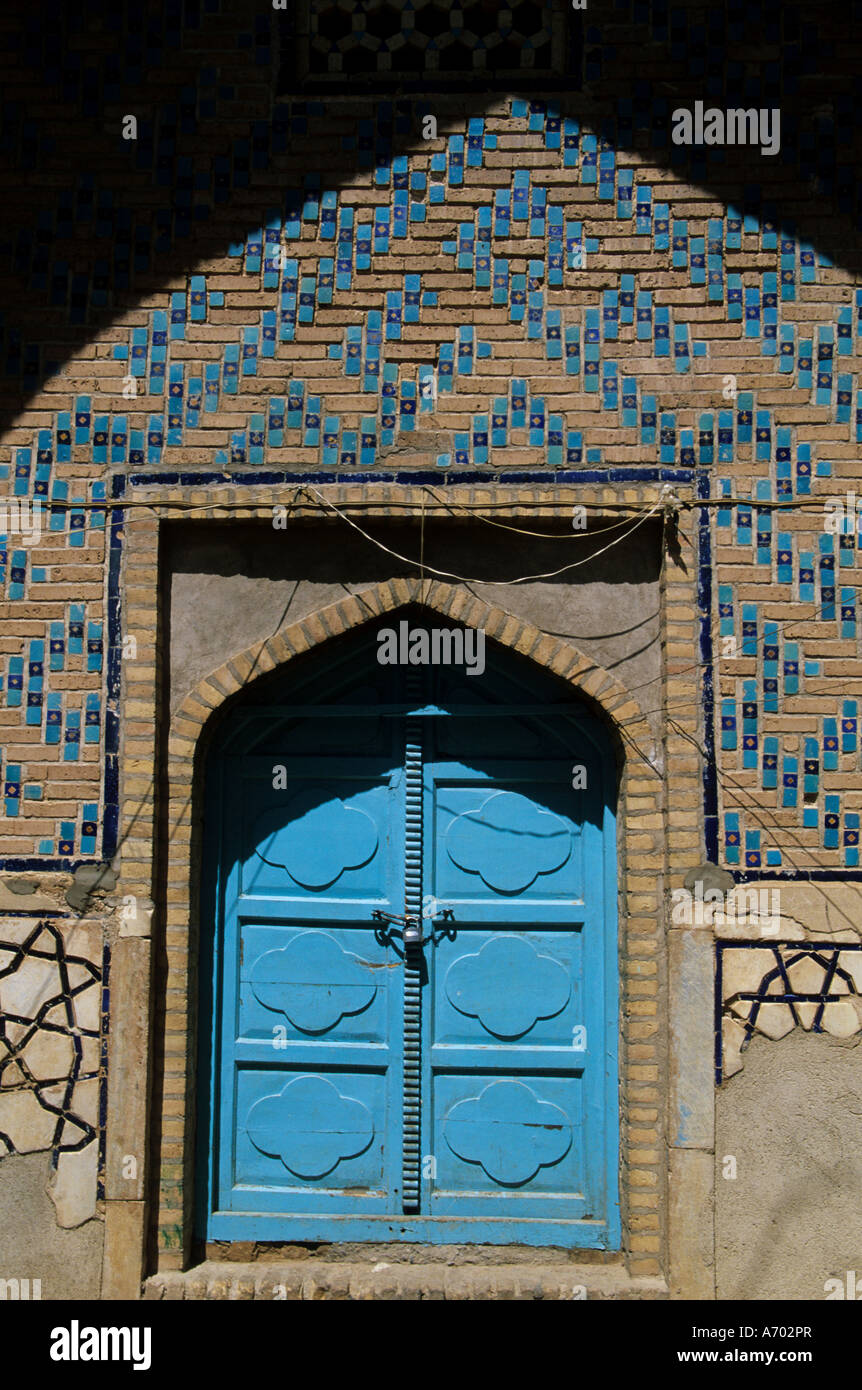 Eingang des Heiligtums von Khwaja Abdullah Ansari Sufi-Dichter und Philosoph, geboren in Herat im Jahr 1006 Gazar Gah Herat Afghanistan Stockfoto