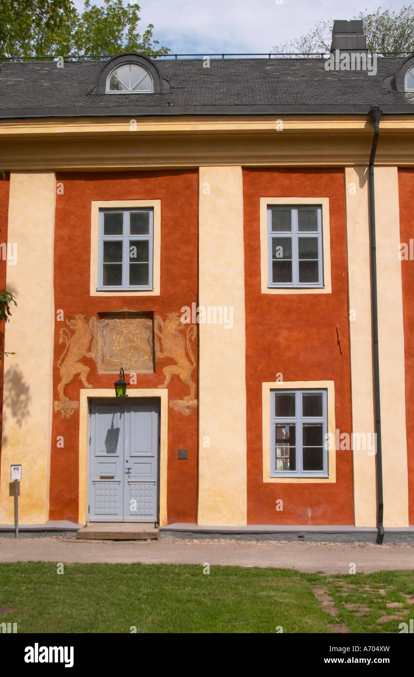 Die so genannte Karolinerhuset, Caroliner House, alten Gymnasiums, wo Carl Linnaeus zur Schule ging. In der Linné-Linne-Lin Stockfoto
