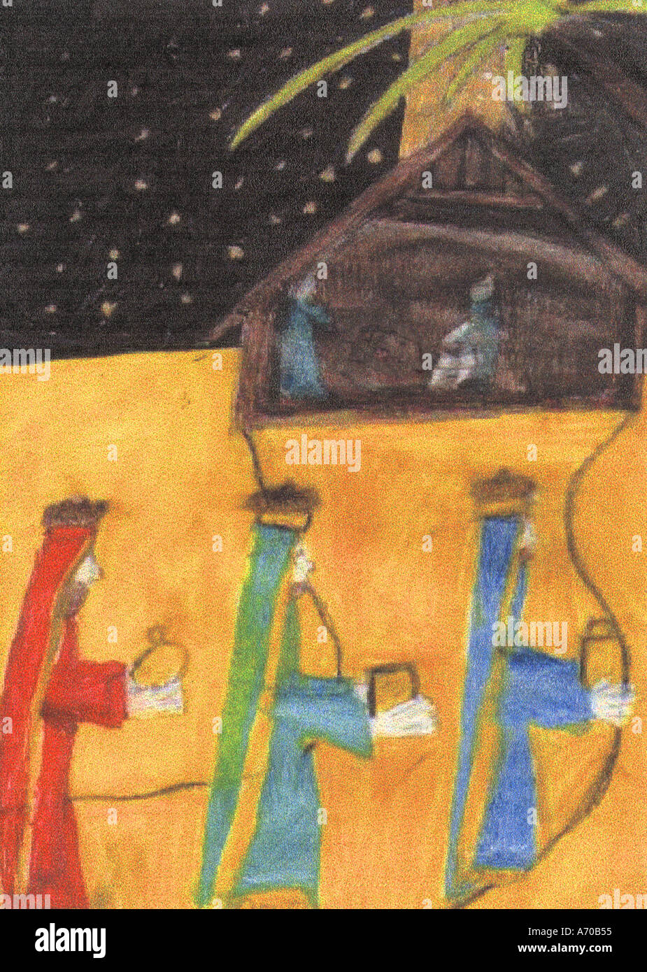 Geburt Christi Stockfoto