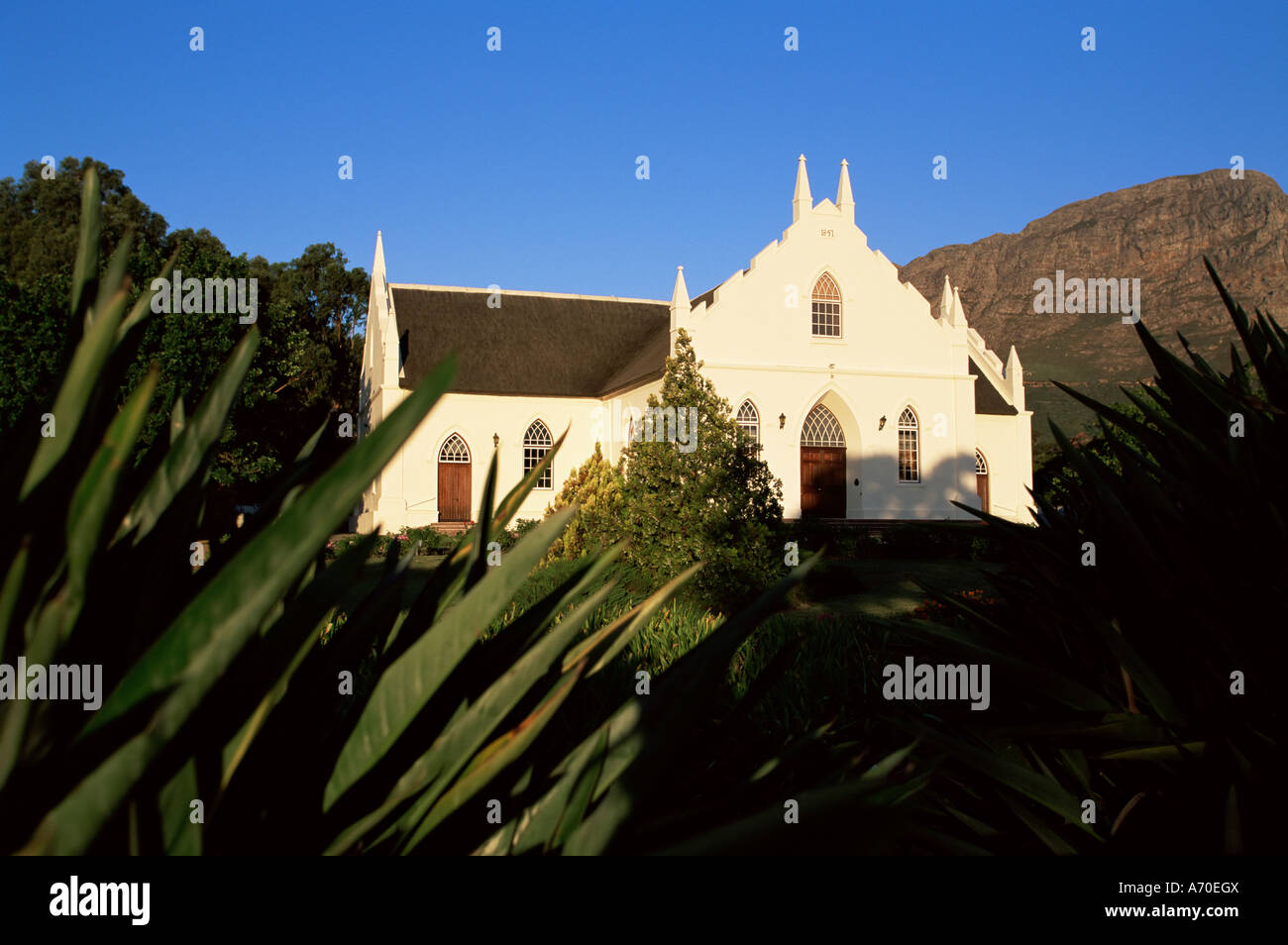 Haus in Franschhoek Kapprovinz in Südafrika Afrika Stockfoto