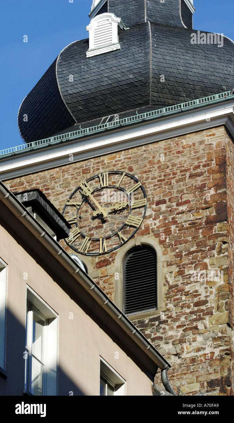 eine typisch deutsche Kirche im Stadtzentrum von Wuppertal Deutschland Stockfoto