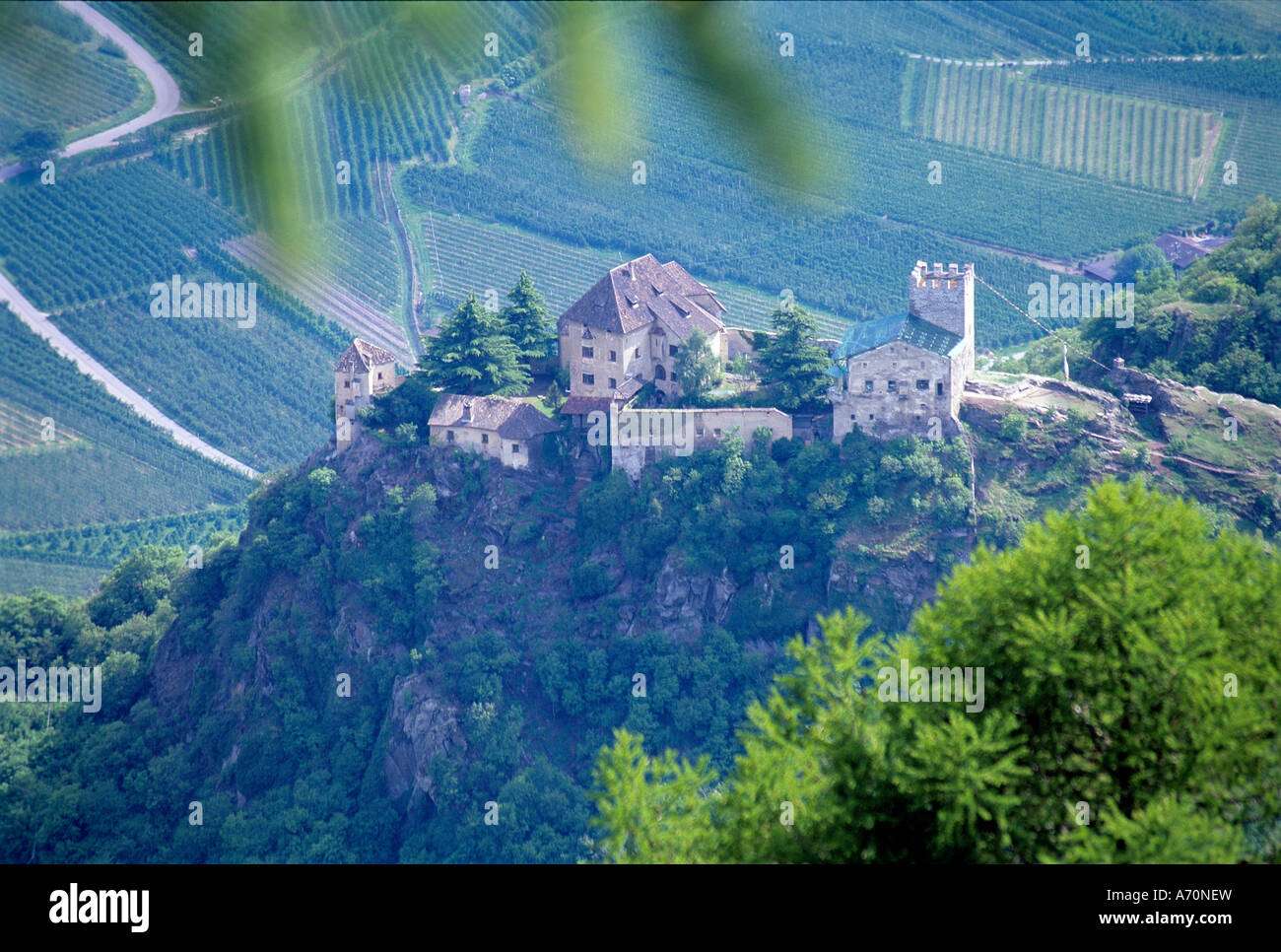Schloss Juval Schloss Juval Stockfotografie Alamy