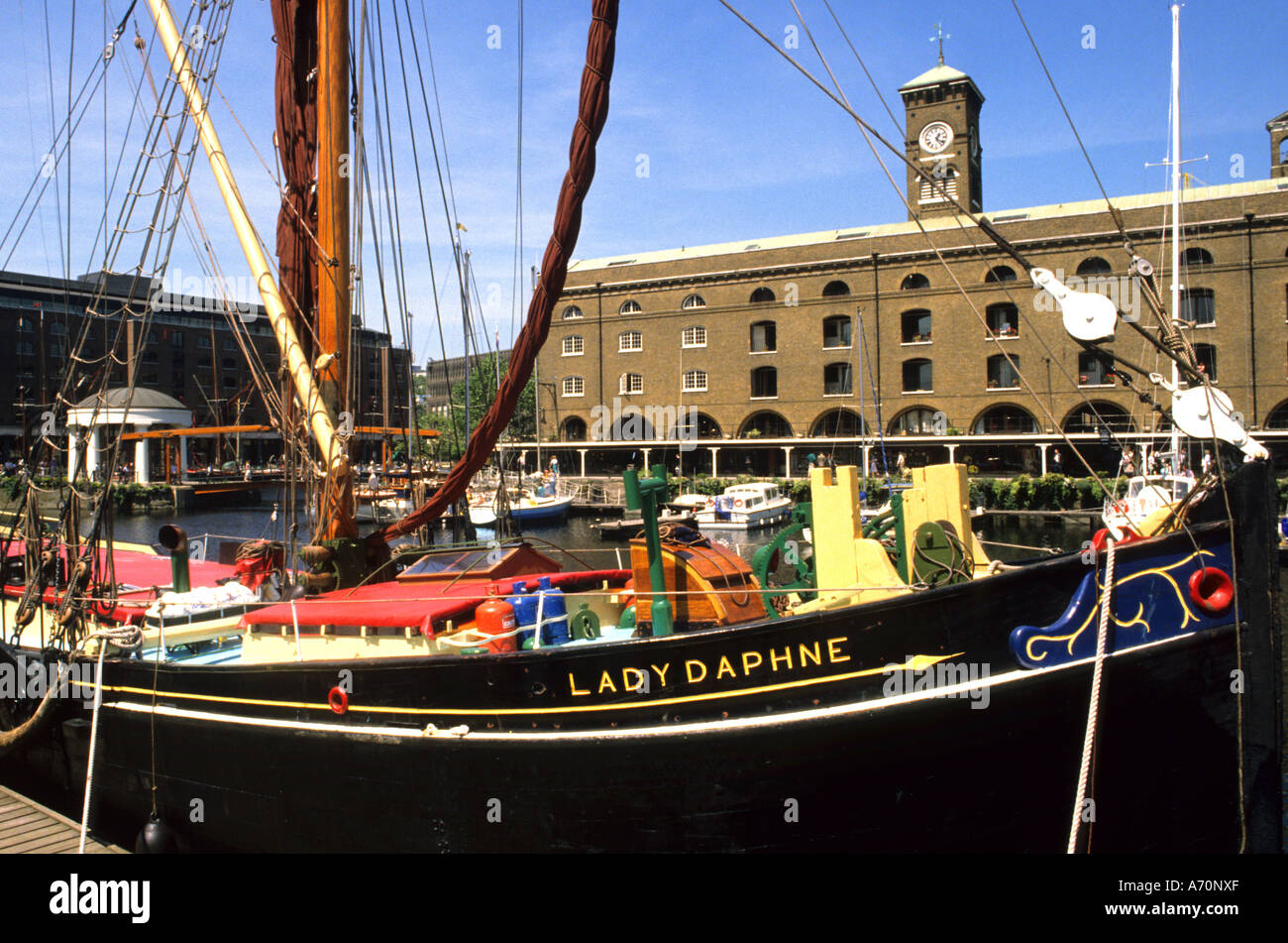 Southwark Bankside Themse in London, Vereinigtes Königreich Stockfoto