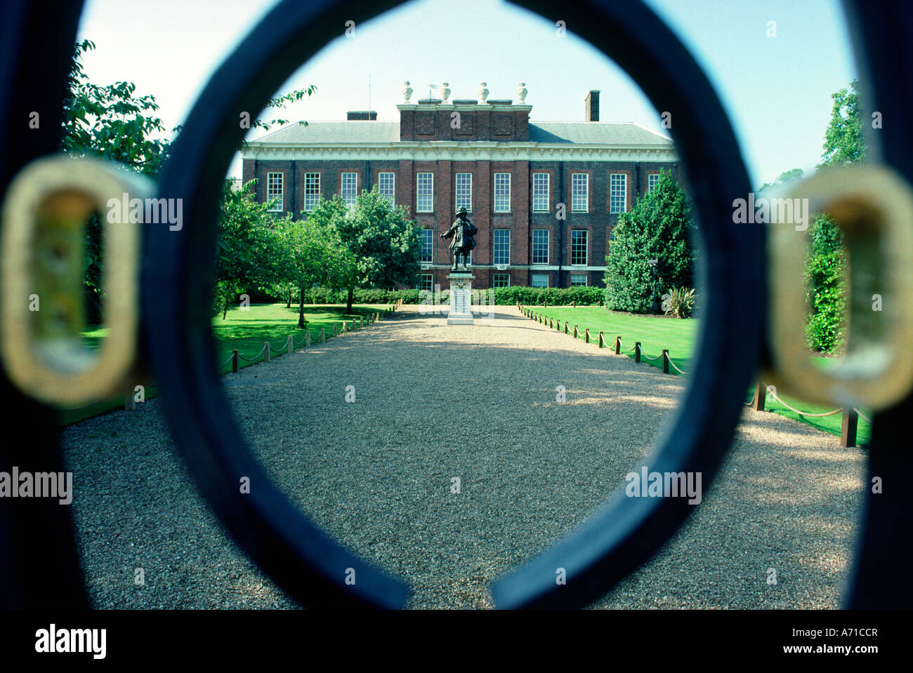 Kensington Palace Garden in London Stockfoto