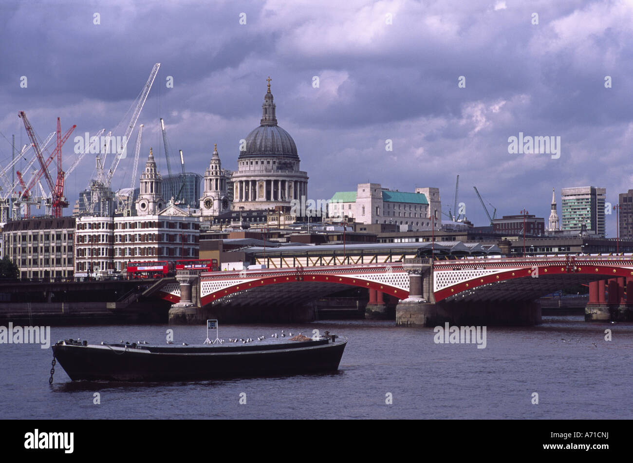 Themse, London, England Stockfoto