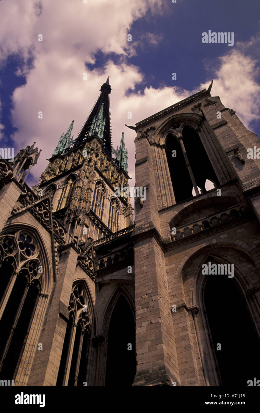 Frankreich, Normandie Rouen. Eglise St. Ouen Stockfoto