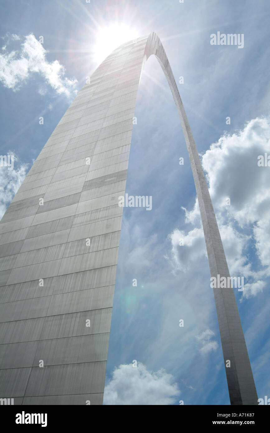 St. Louis Arch, der National Expansion Memorial Arch, St. Louis, Missouri, USA Stockfoto