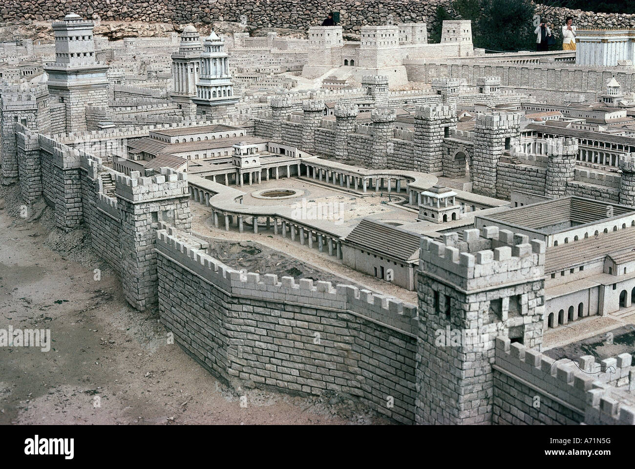 Geographie/Reise, Israel, Jerusalem, Stadtminiatur zur Zeit Jesu ...