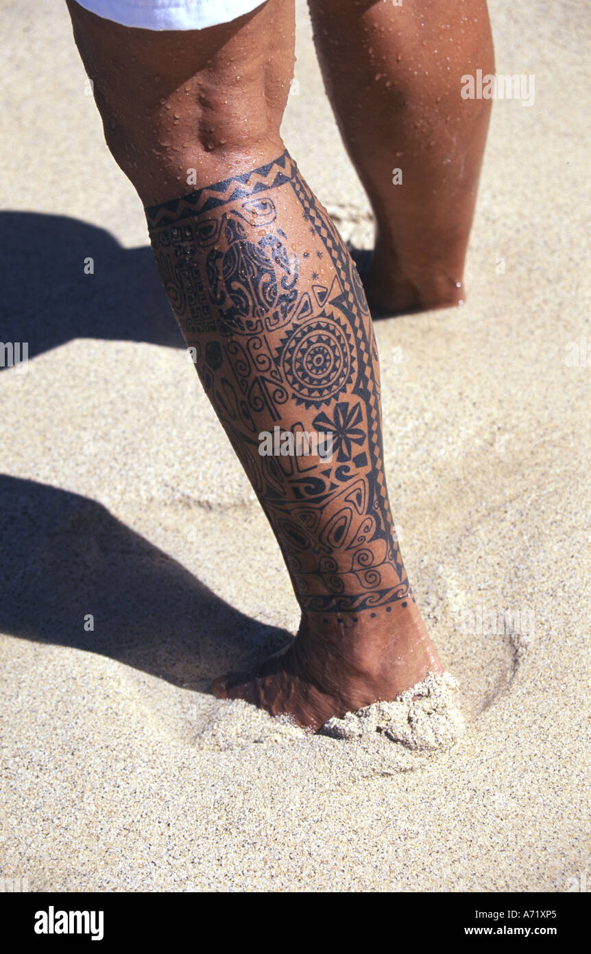 Tattoos frauen bein