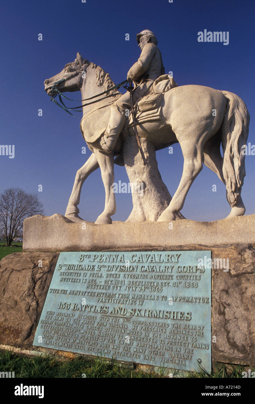 AJ4046, Pennsylvania, PA, Gettysburg Stockfoto