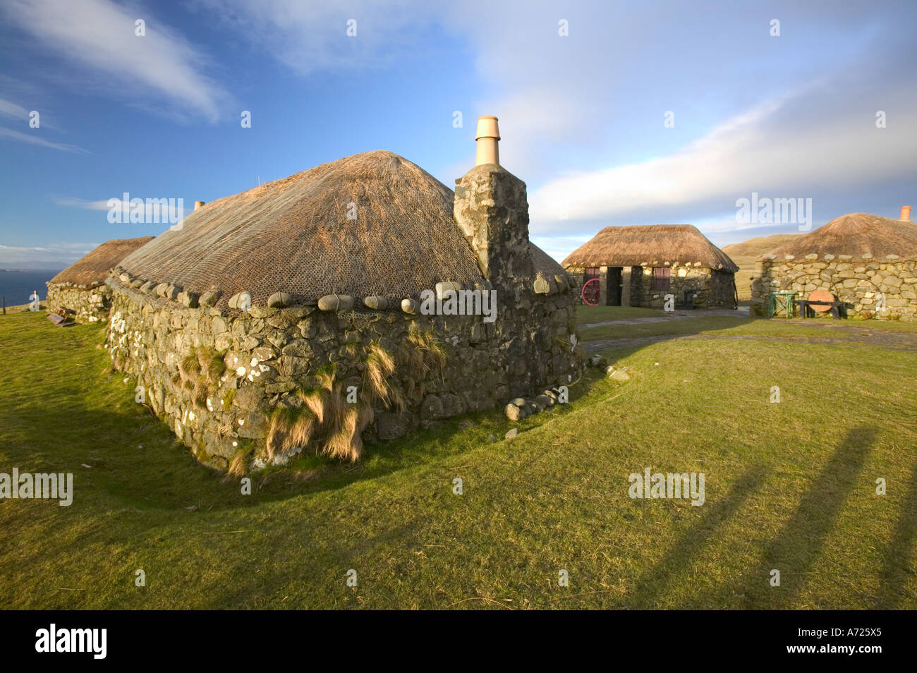 eine Landwirtschaft-Museum am Peingown, Halbinsel Trotternish, Isle Of Skye, Schottland, UK Stockfoto