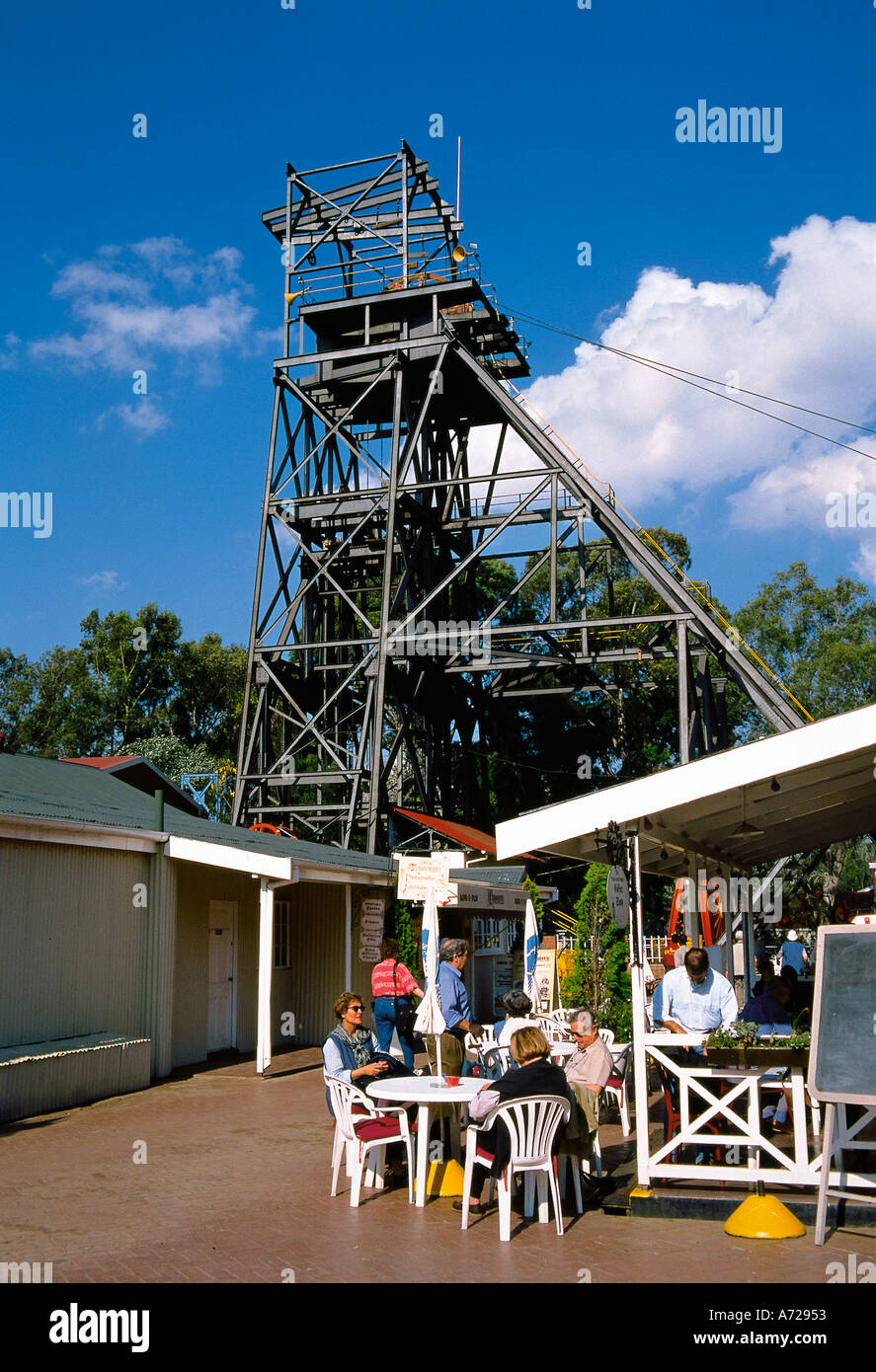 Gold Reef City Vergnügungspark Johannesburg Witwatersrand Gauteng Transvaal in Südafrika Stockfoto