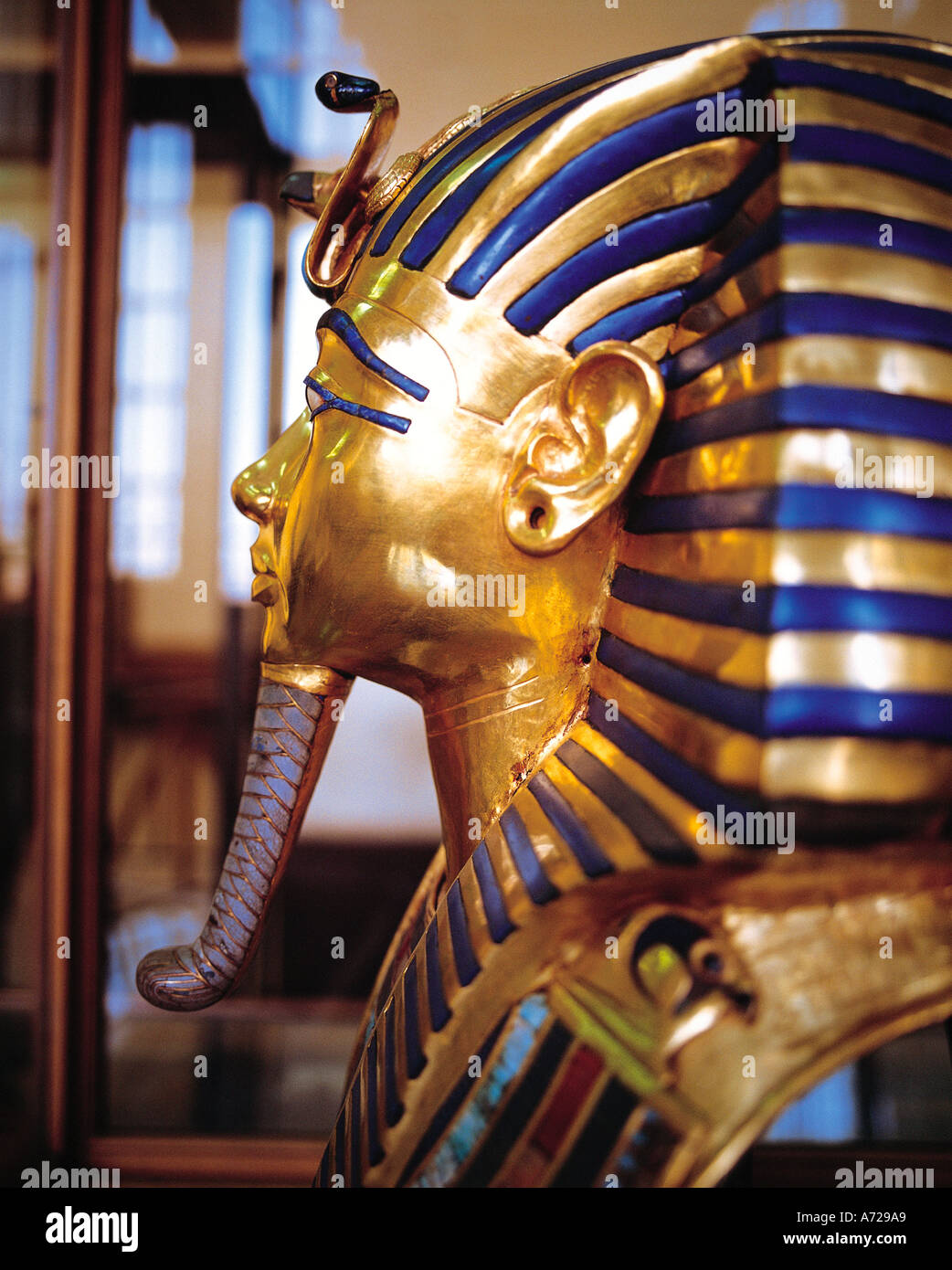 Totenmaske von Tutanchamun in Kairo Museum Kairo Ägypten Stockfoto