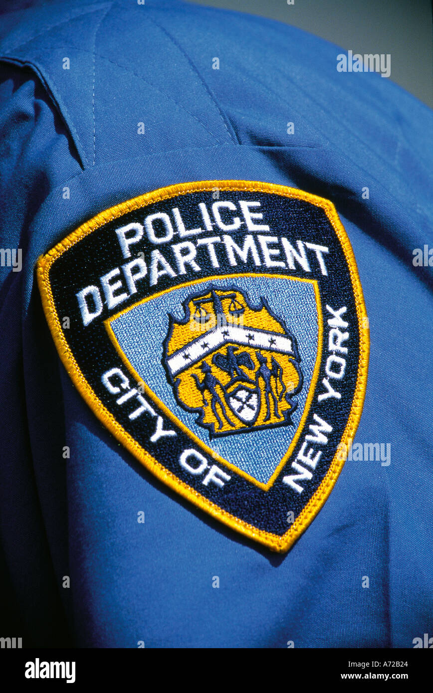 New York City Polizei-Abzeichen Stockfoto