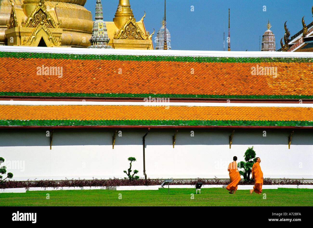 Wat Pra Keo Tempel des Smaragd-Buddha Bangkok Thailand Stockfoto