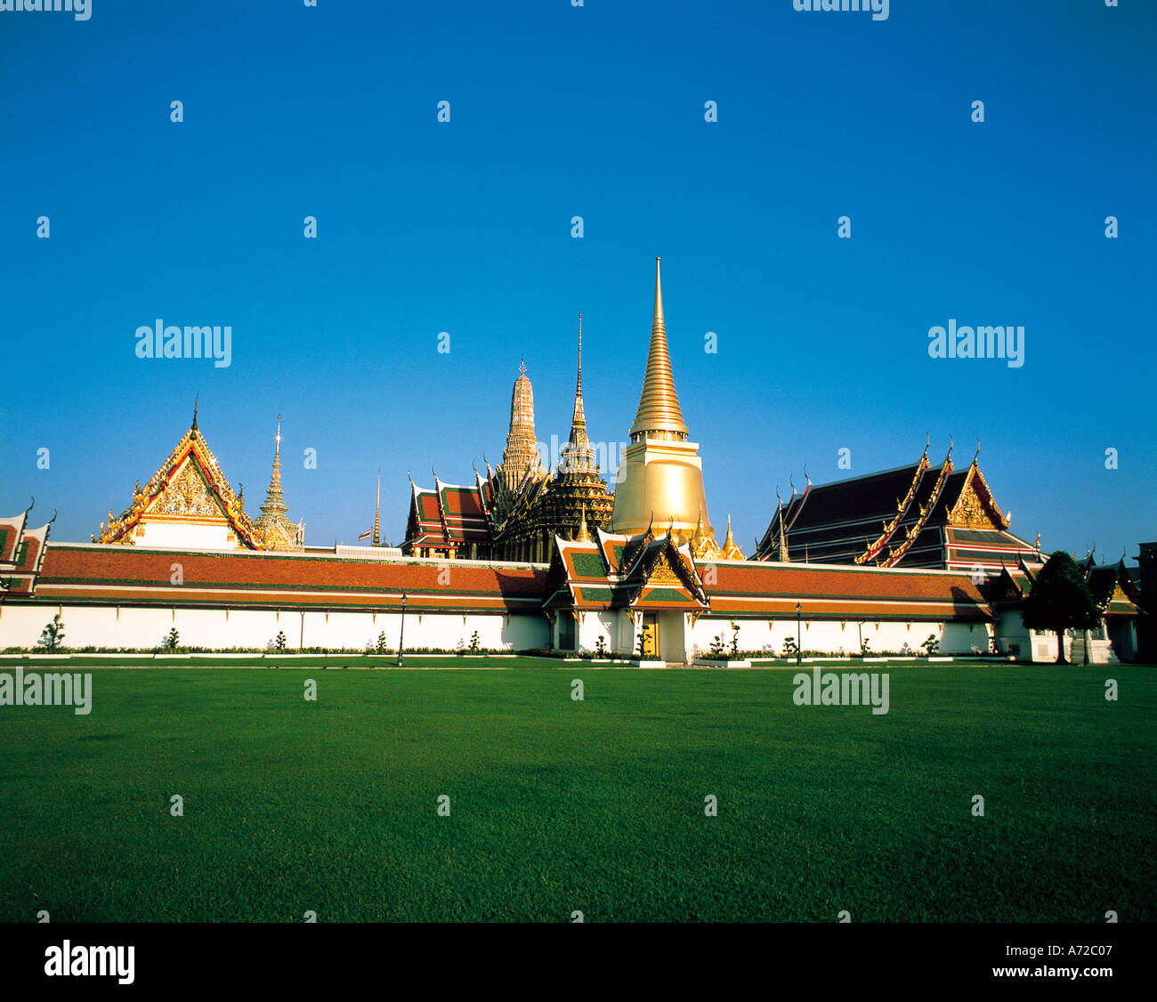 Wat Pra Keo Tempel des Smaragd-Buddha-Bangkok-Thailand-Budhist religion Stockfoto