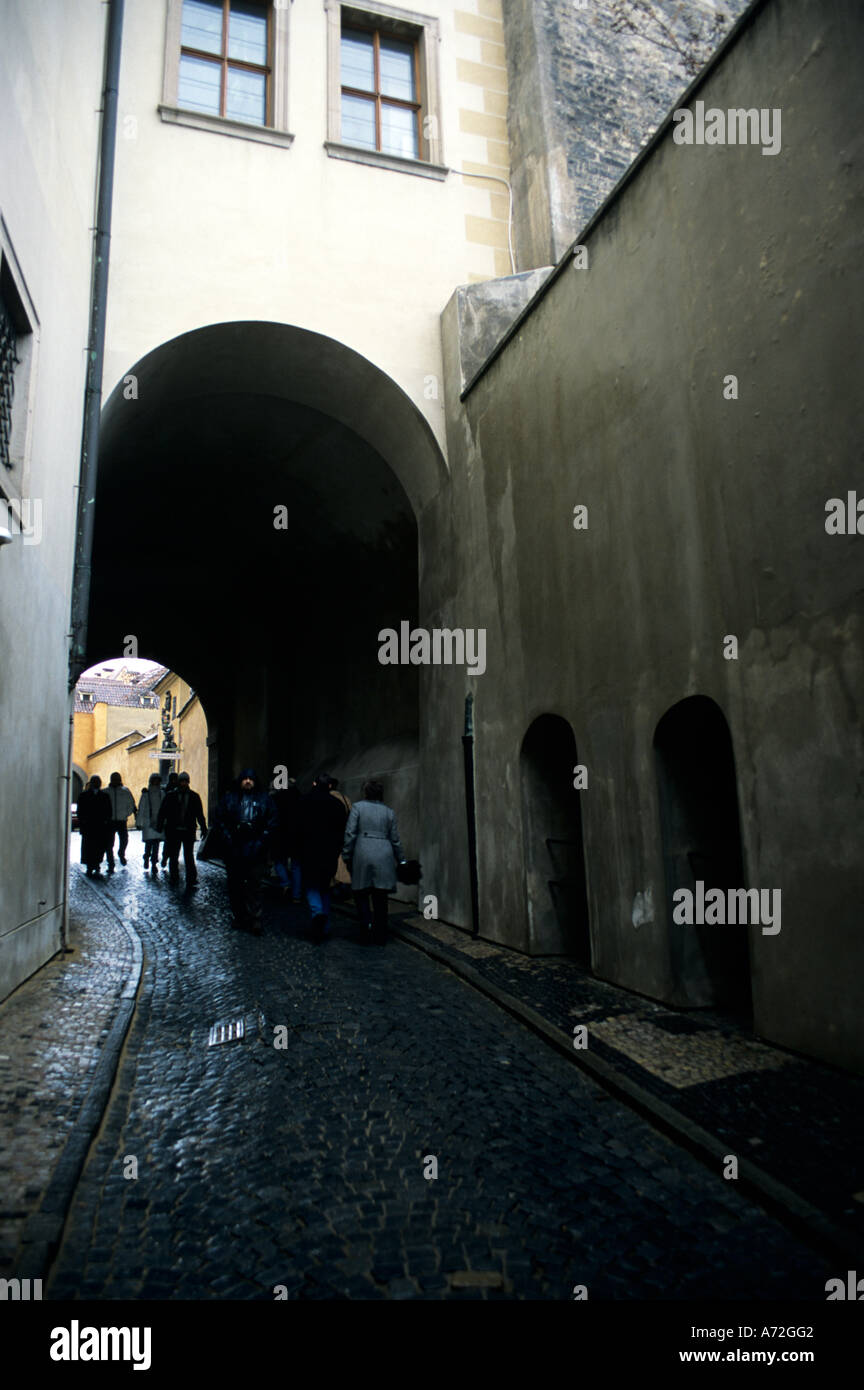 Torbogen in die Burg komplexe Prag Tschechische Republik Stockfoto Torbogen in die Burg komplexe Prag Tschechische Republik Stockfoto