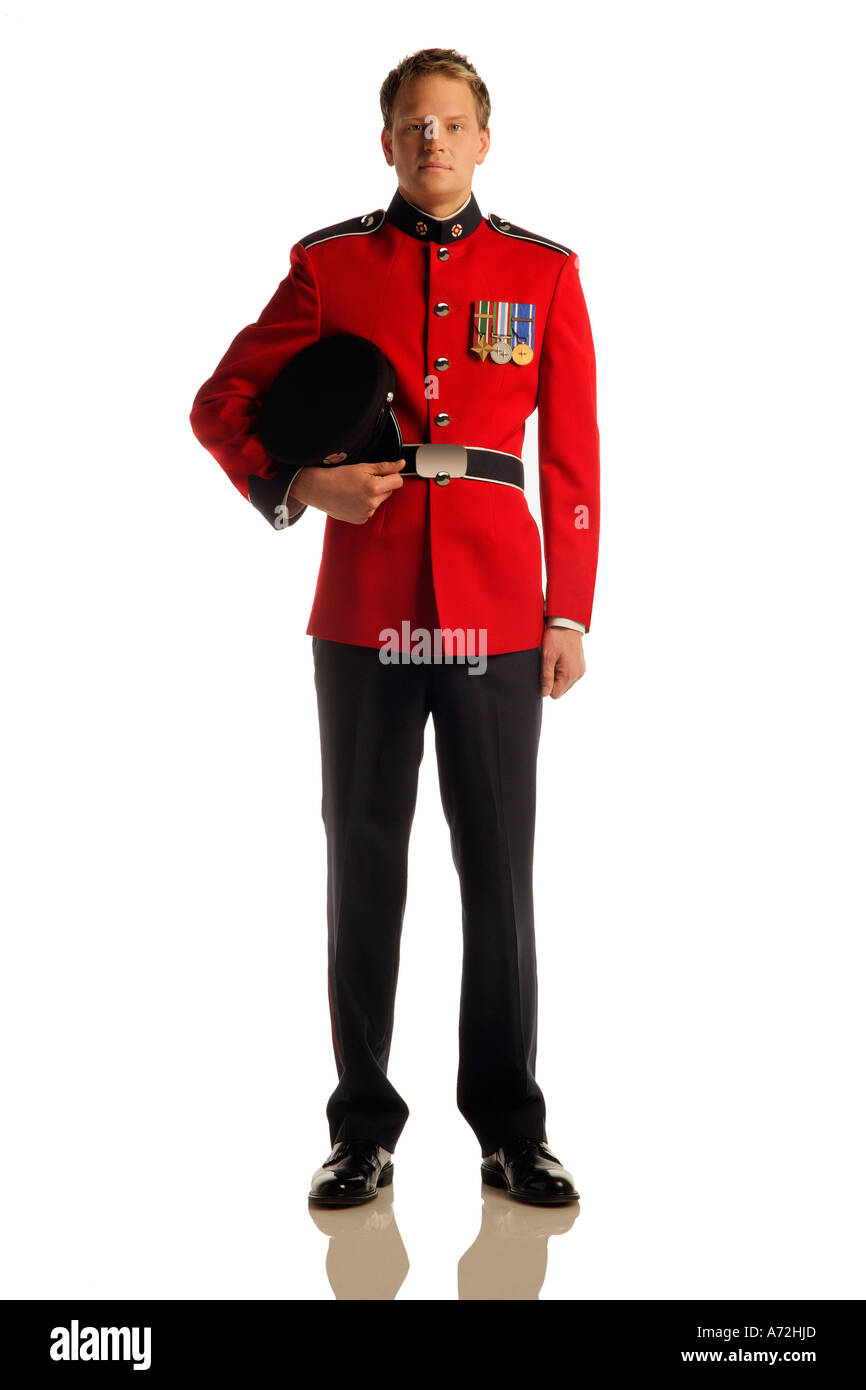 Mann in uniform Stockfoto