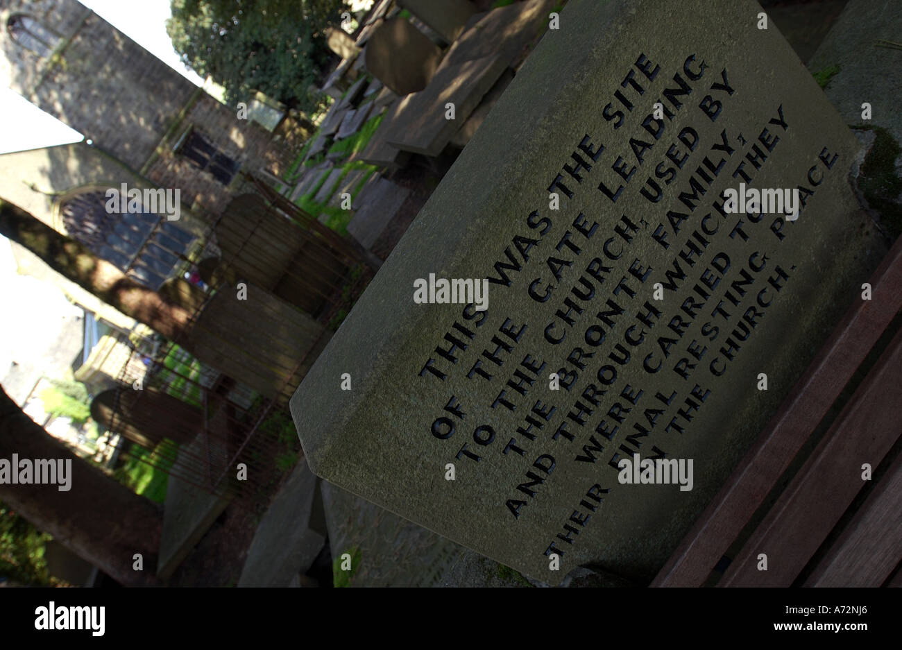 Haworth Kirchhof (2) Stockfoto