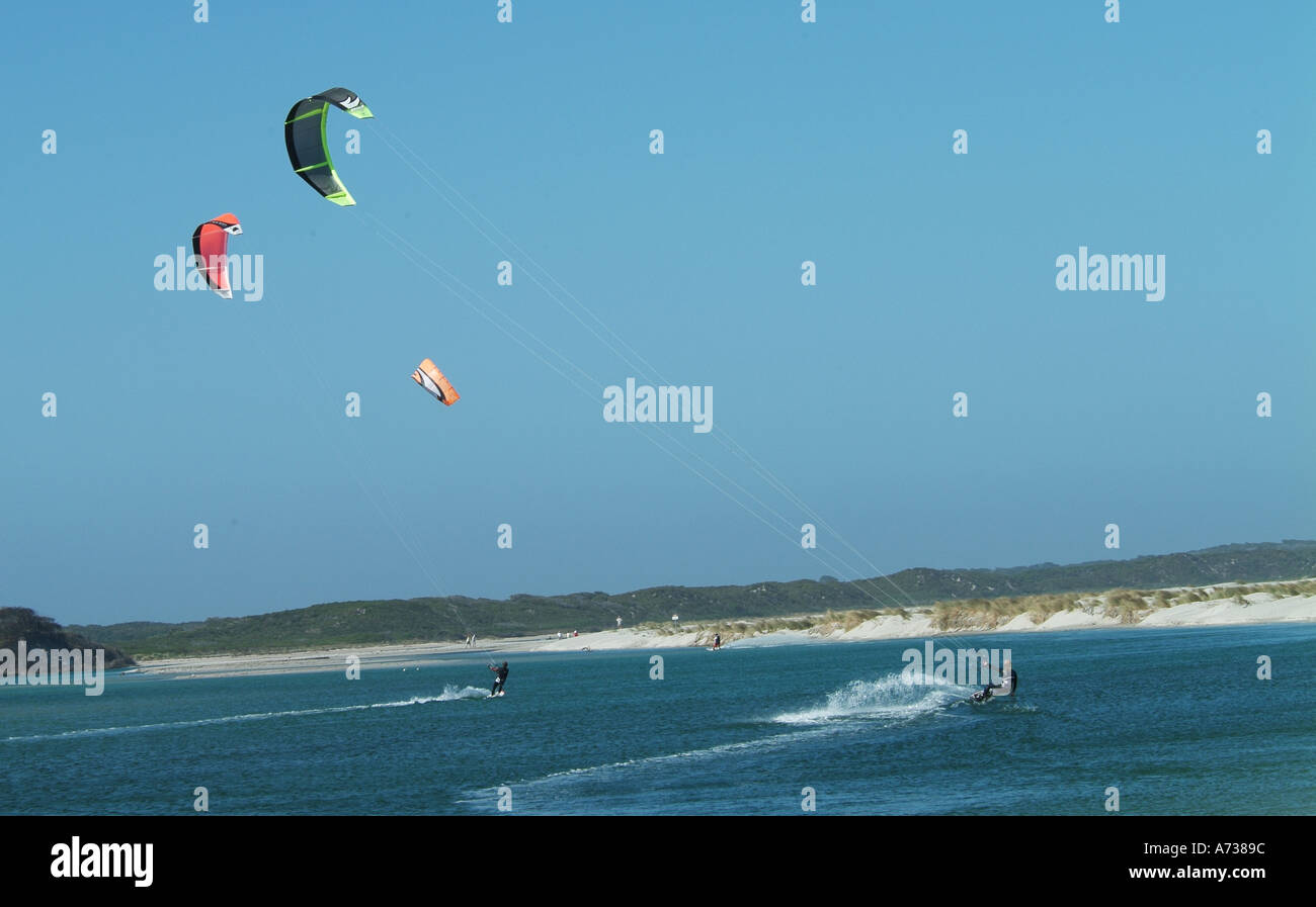 Kite-Surfen Augusta Western Australia Stockfoto