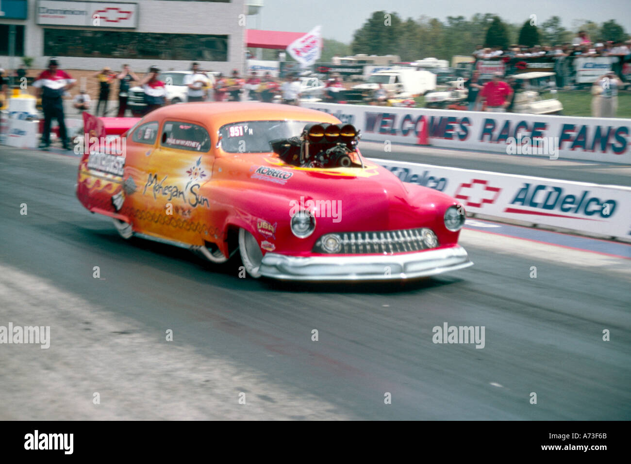 Mercury Leadsled Dragster Virgina Motorsports park Adrenalin Rush extreme Gefahr Gefahr Stockfoto