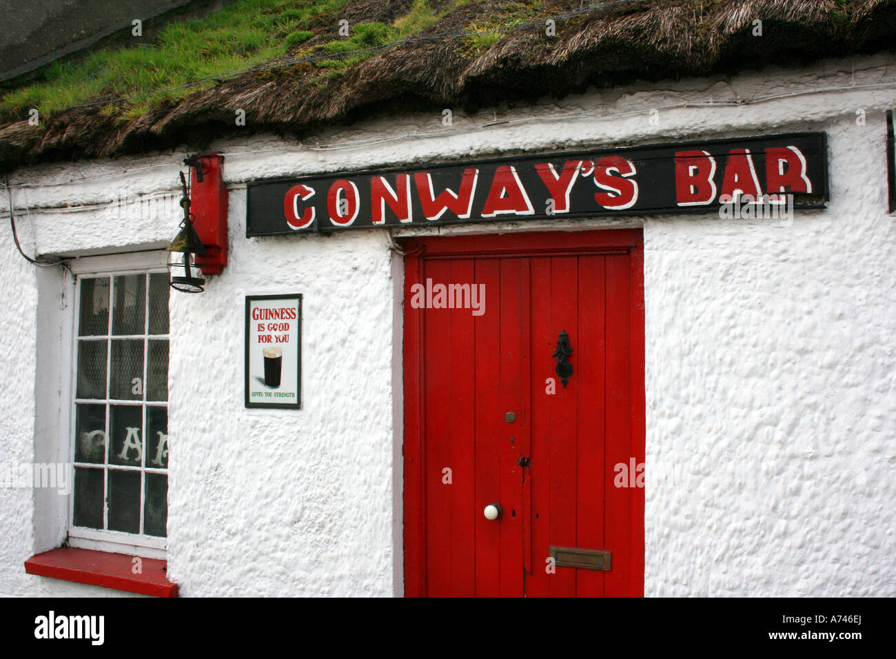 Conways Bar Traditionskneipe in Ramelton, County Donegal, Irland Stockfoto