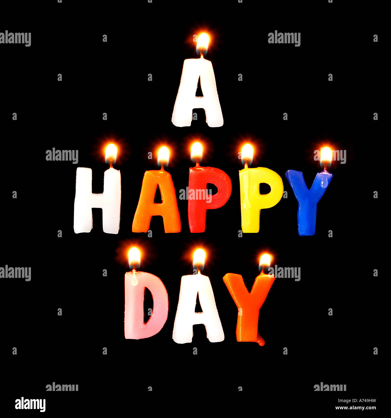 Happy Birthday Kerzen. Bild von Patrick Steel patricksteel Stockfoto