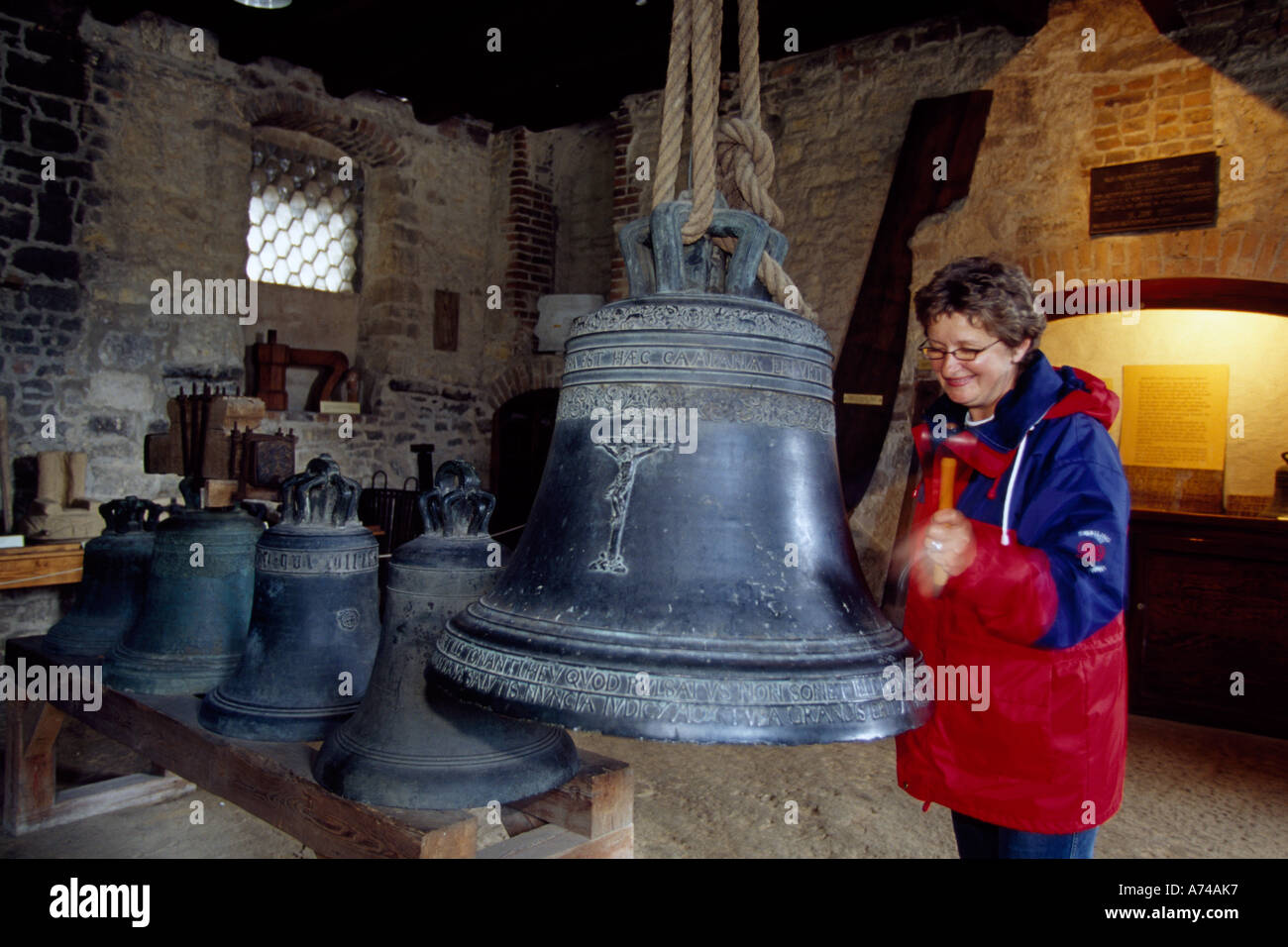 Glockenmuseum Pendler Freyburg Sachsen-Anhalt Deutschland Stockfoto