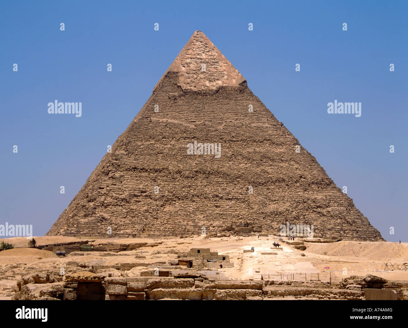 Cheops Pyramide Ägypten Stockfoto