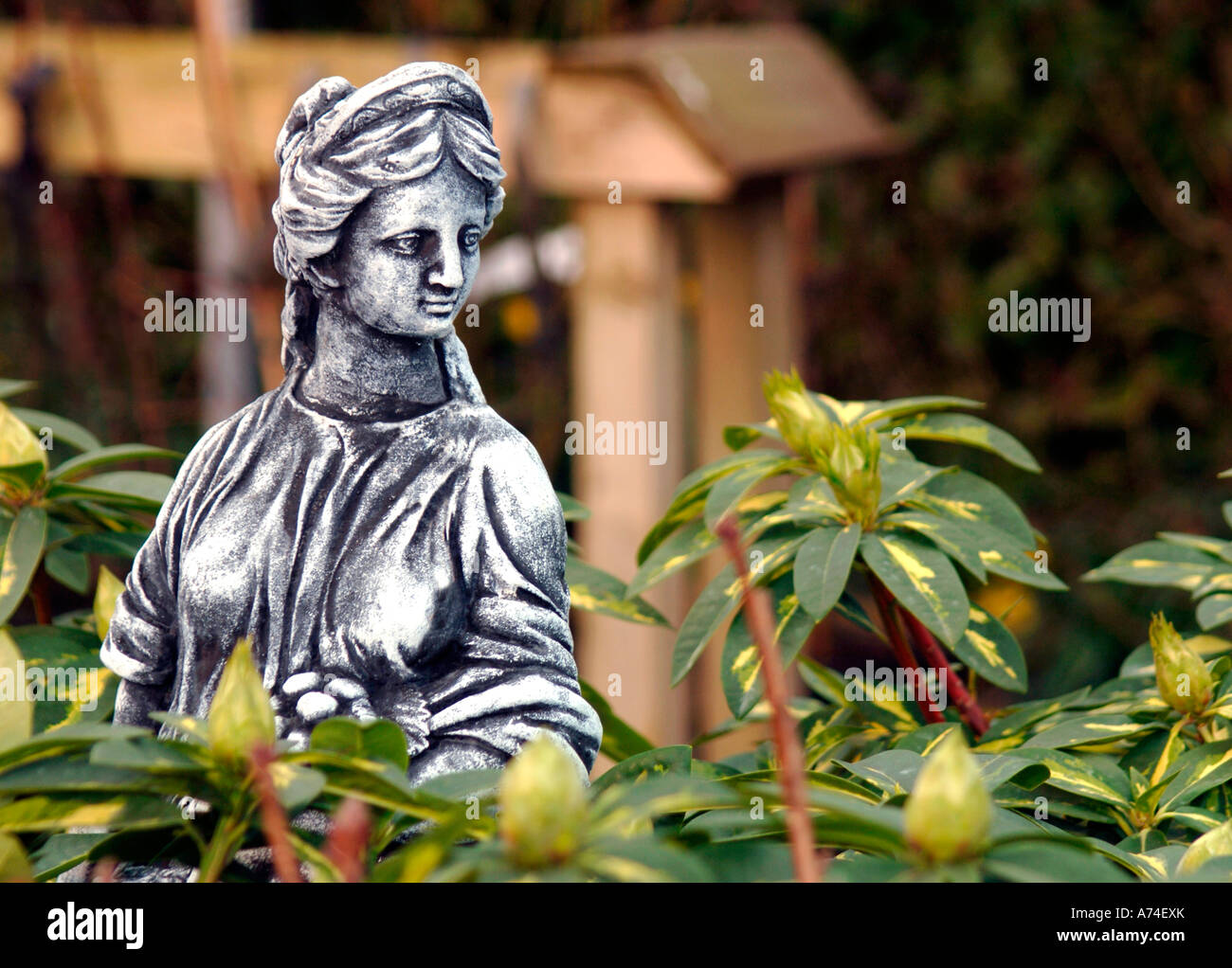 Stillleben Garten Statue. Stockfoto Stillleben Garten Statue. Stockfoto