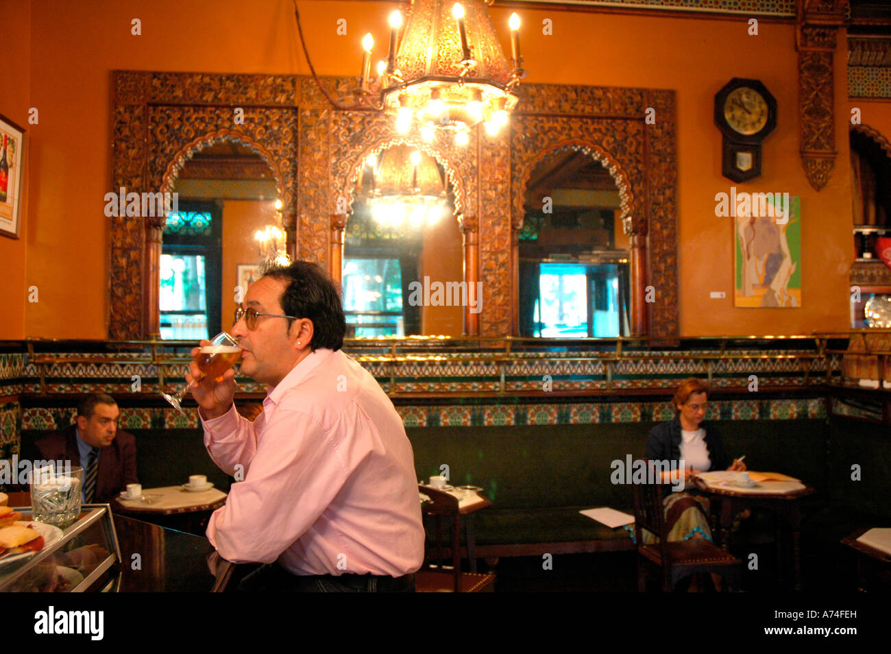 Iruña Kaffee BILBAO Vizcaya baskischen Land Spanien Stockfoto