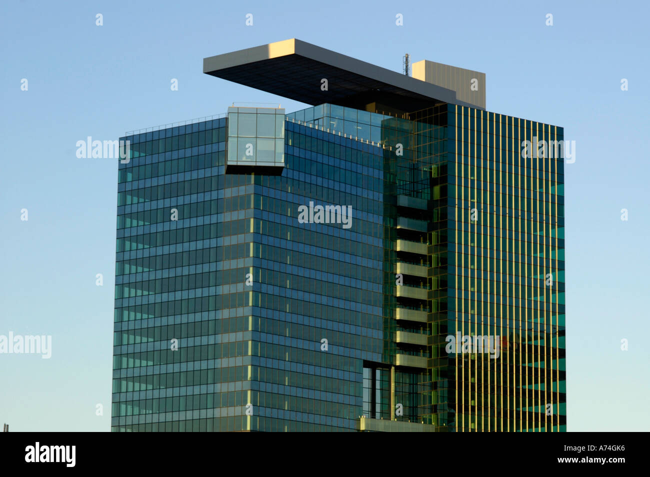 Wien, Donau-City, moderne Architektur, Saturn Tower Stockfoto