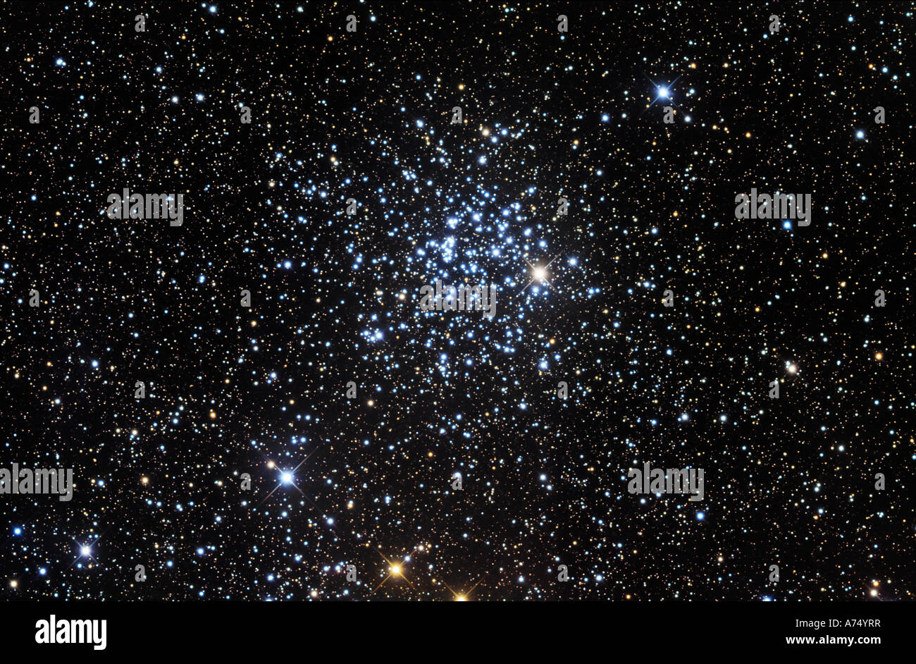 Messier 52, auch bekannt als NGC 7654, ist eine offene Cluster im Sternbild Cassiopeia. Stockfoto