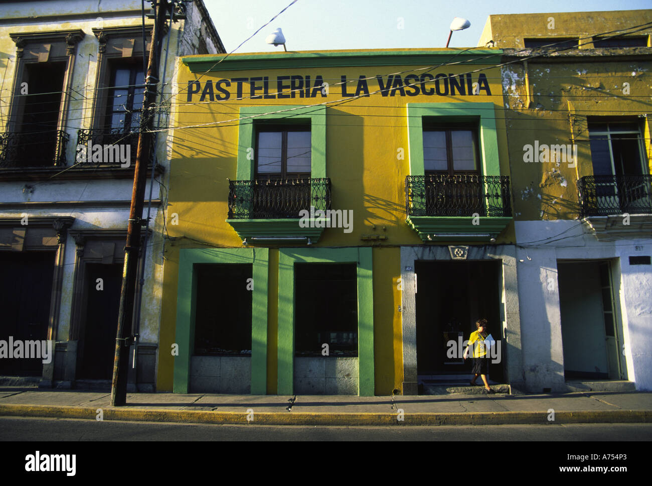 Ladenfront Pasteleria Oaxaca Mexiko Stockfoto