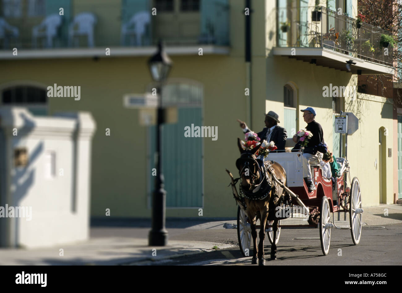 Vereinigte Staaten von Amerika Louisiana Orleans Beförderung Neuverkehre in der Charles street Stockfoto
