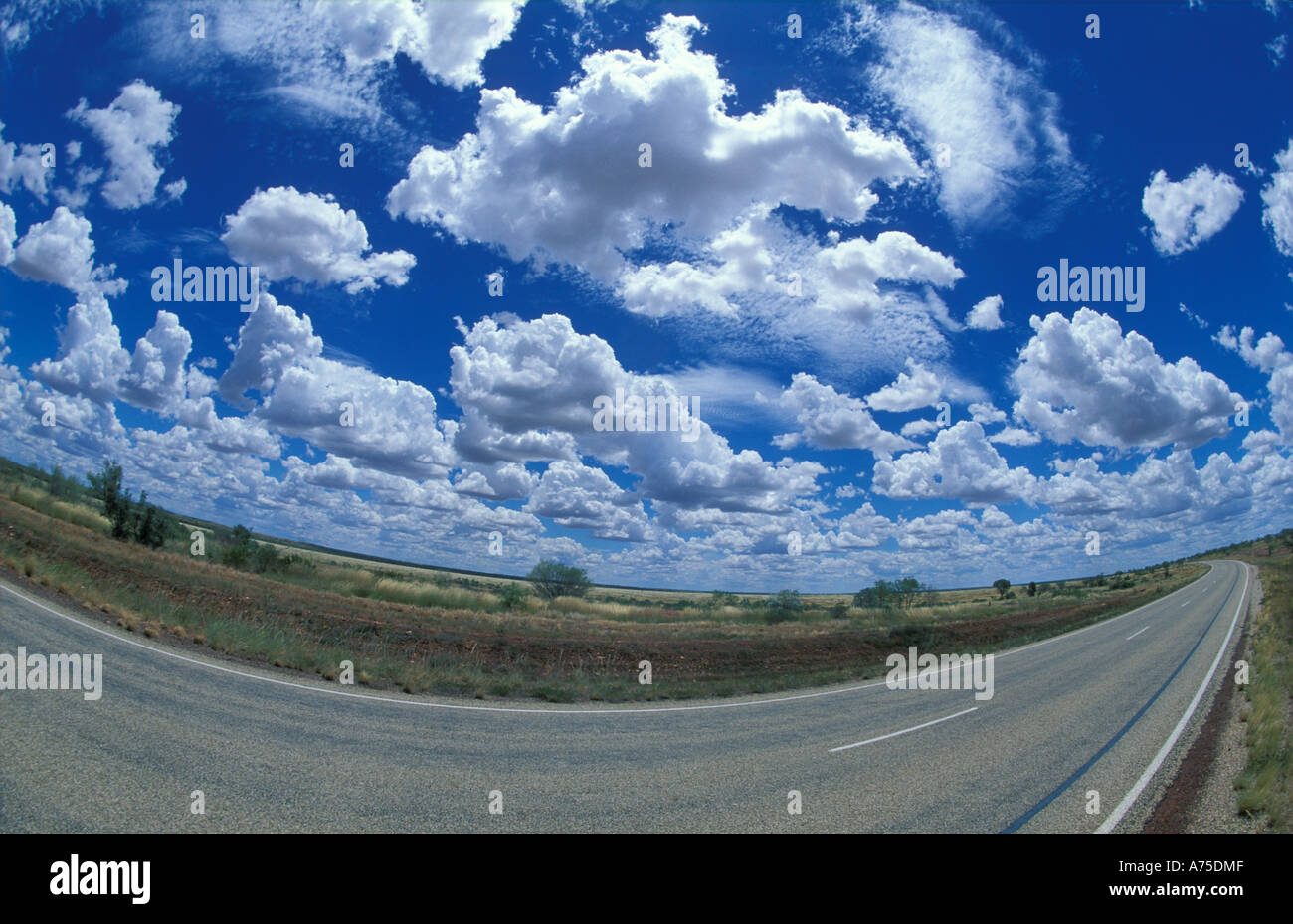 der Stuart Highway nördlichen Territorien Australien Stockfoto
