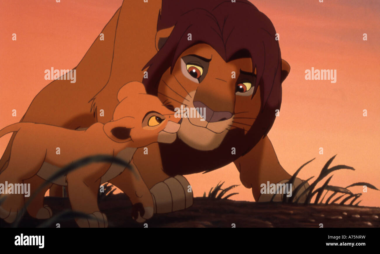 DER König der Löwen - 1994-Buena Vista/Disney-Film - nur zur redaktionellen Verwendung Stockfoto