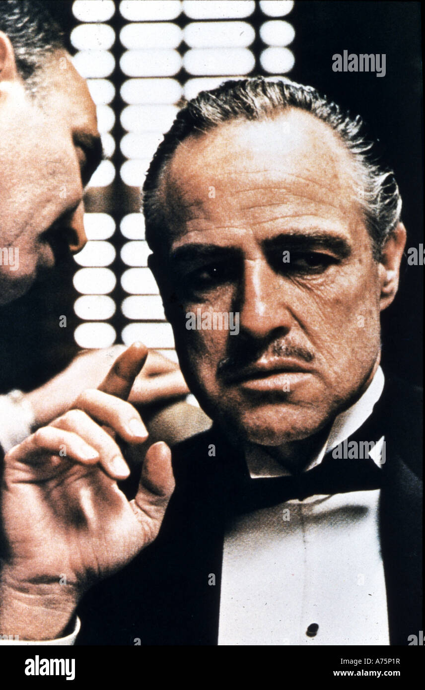 DER Pate 1972 Paramount Film mit Marlon Brando Stockfotografie - Alamy