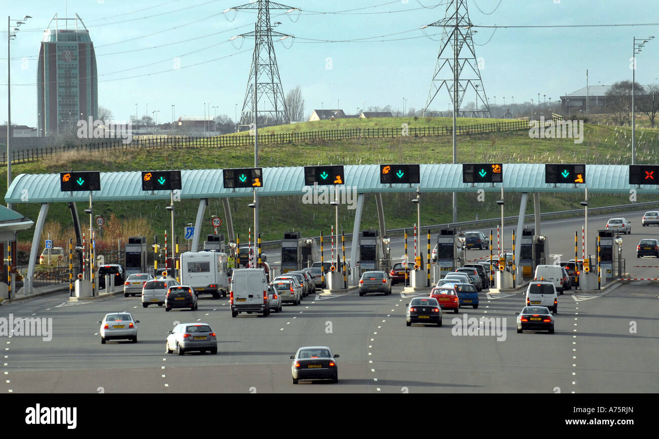 DIE M6 MAUTSTRAßE STÄNDE AUF GROßE WYRLEY IN DER NÄHE VON CANNOCK,STAFFORDSHIRE,ENGLAND.UK. Stockfoto