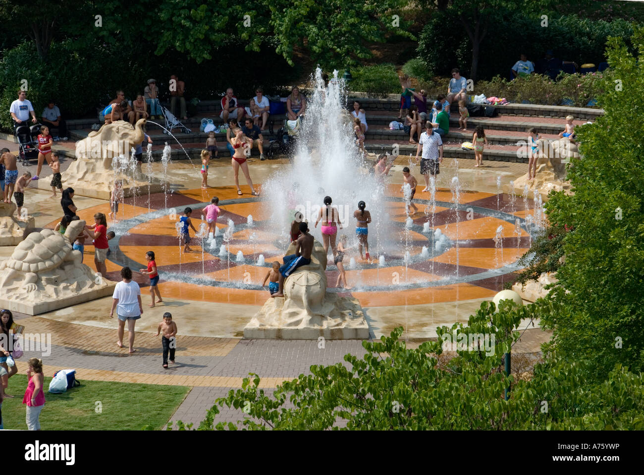 Coolidge Park Chattanooga TN USA Stockfoto