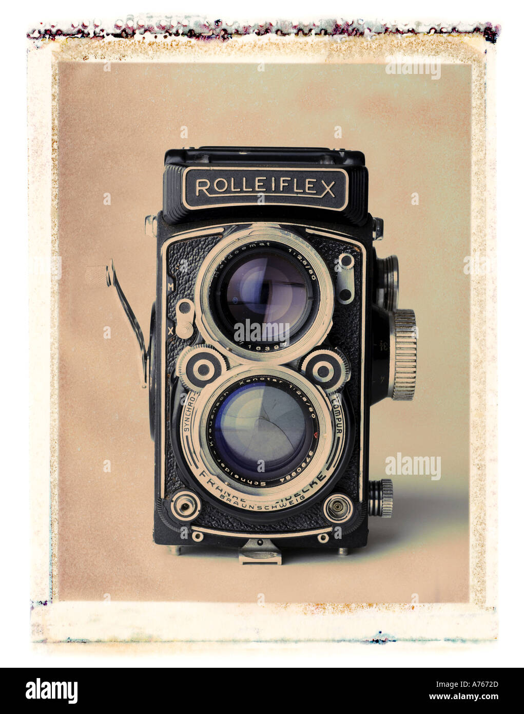 Rolleiflex Kamera Stockfoto