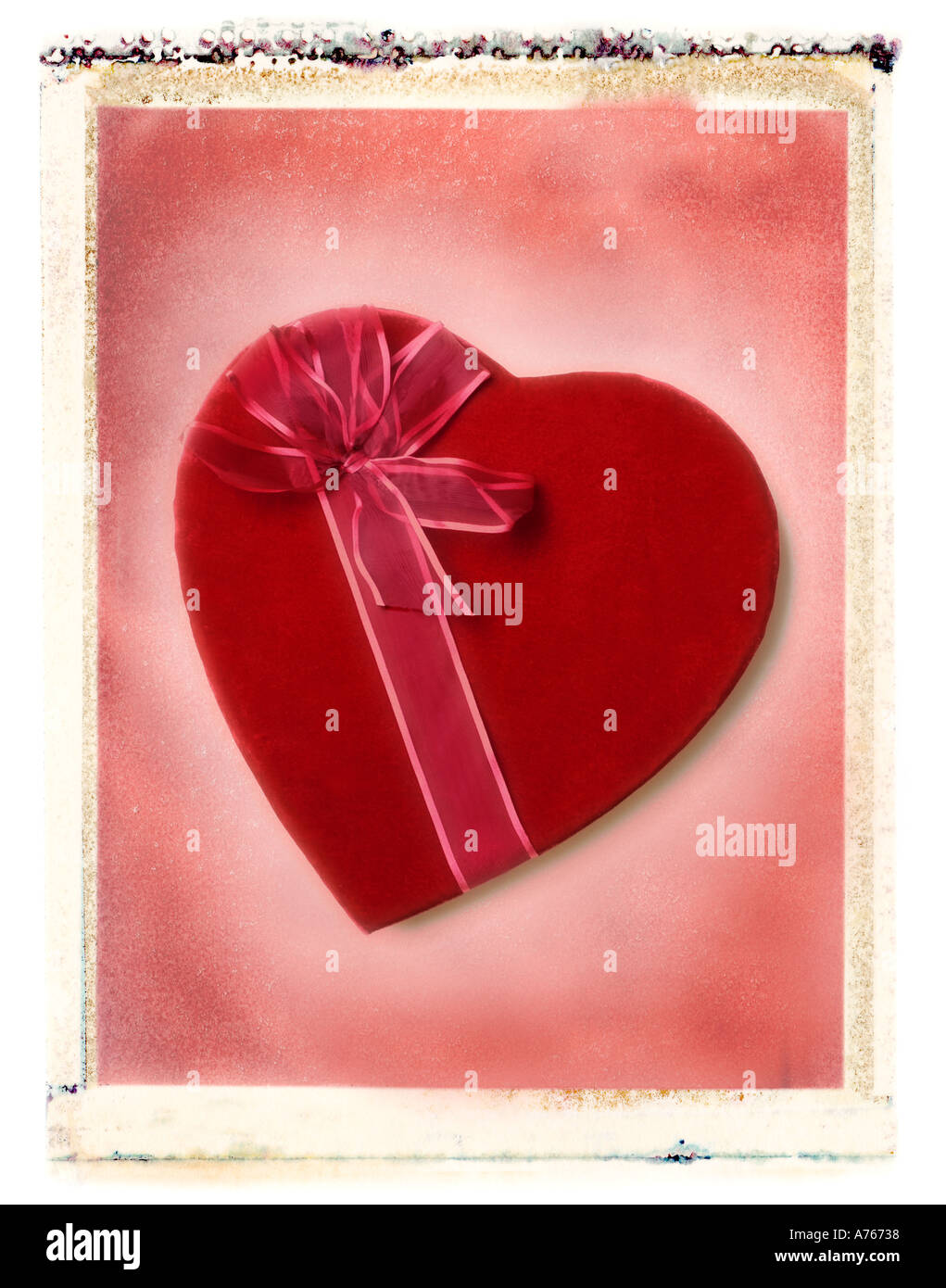 Valentine s Day Süßigkeiten Herz Geschenk Stockfoto