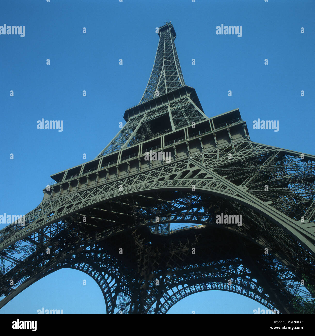 Eiffelturm Paris Frankreich Stockfoto
