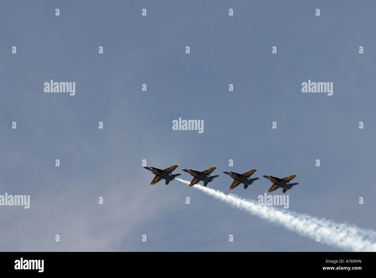 Führen Sie 31. März 2007 - der US-Navy Flug Demonstration Team, die Blue Angels aerial Demonstrationen 2007 der Airshow in. Stockfoto