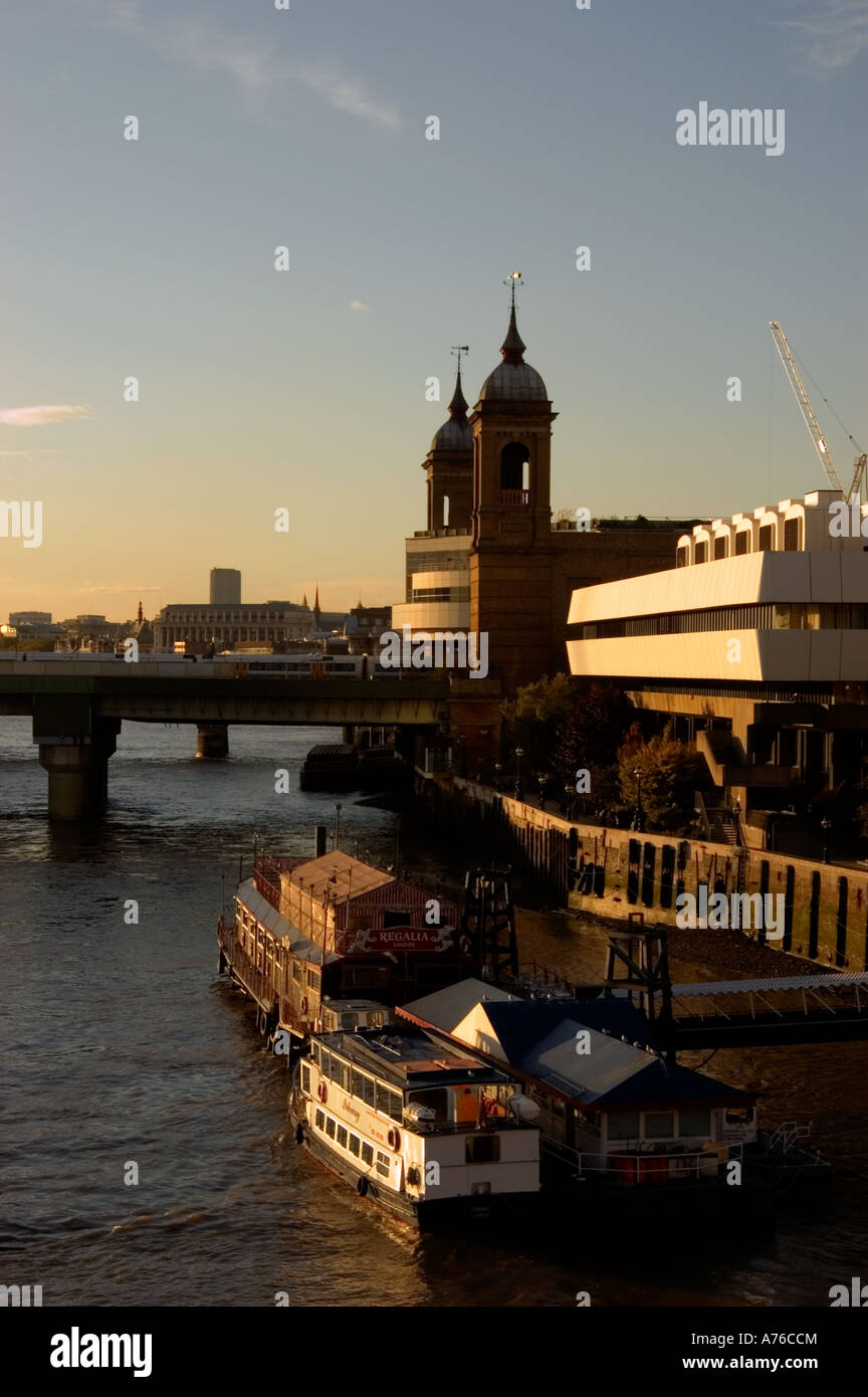 Cannon Street Railway Bridge, Zentral-London, England, UK Stockfoto