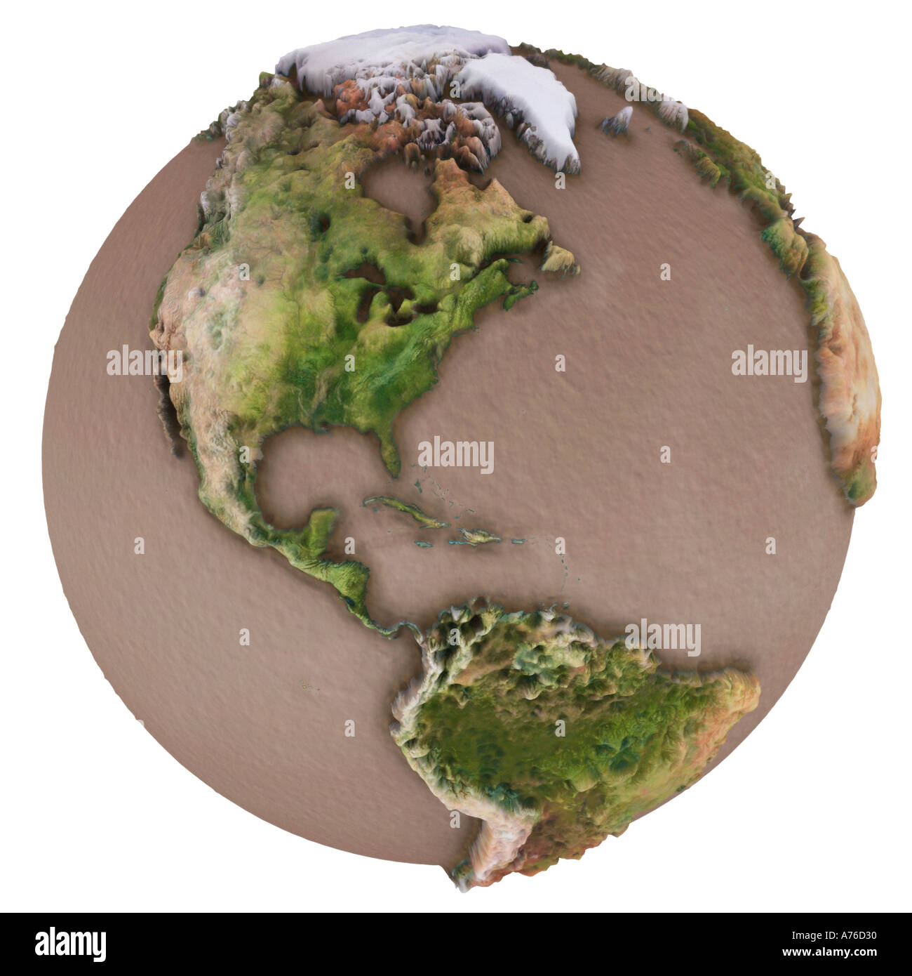 Trockene Erde Globus ohne Wasser. Globaltemperaturanstiegbegriff  Stockfotografie - Alamy