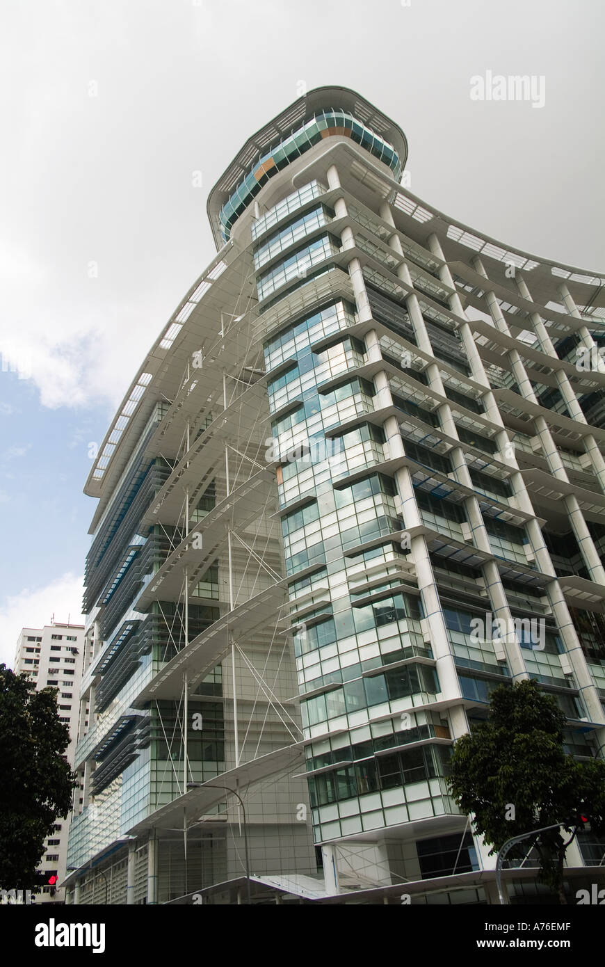 Neubau, North Bridge Road, Singapur Stockfoto