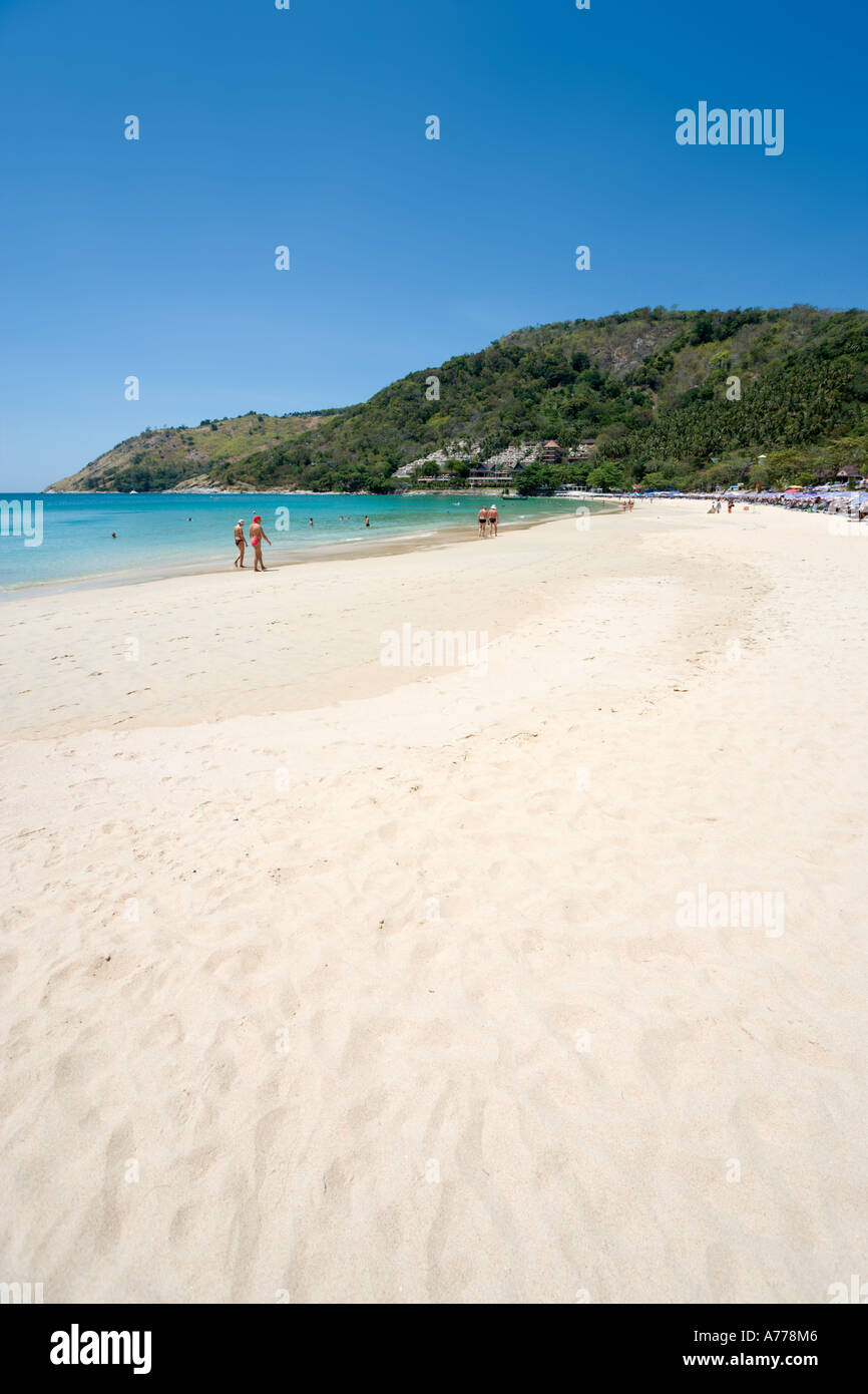 Nai Harn Beach in der Nähe von Le Royal Meridien Phuket Yacht Club, Phuket, Thailand Stockfoto
